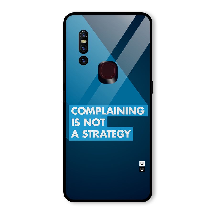 Not A Strategy Glass Back Case for Vivo V15
