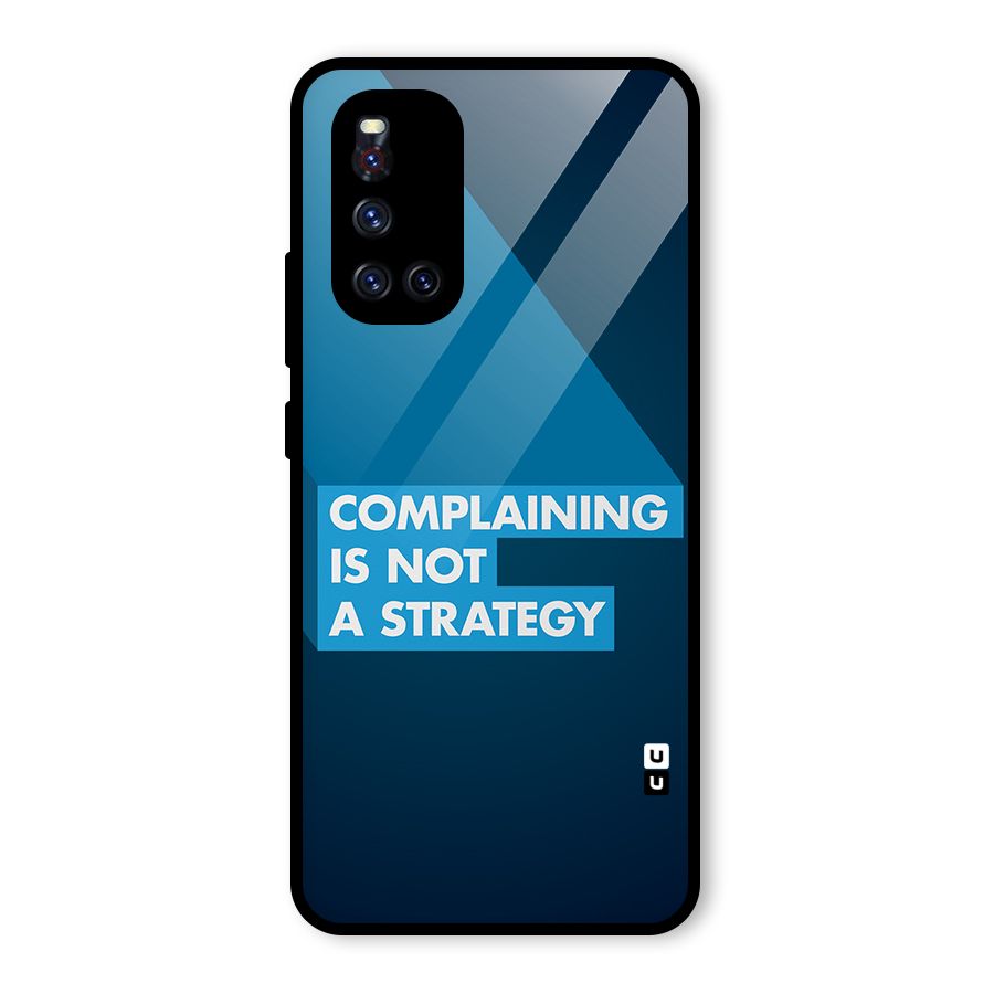 Not A Strategy Glass Back Case for Vivo V19