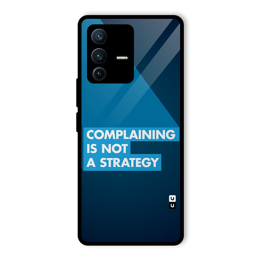Not A Strategy Glass Back Case for Vivo V23 Pro