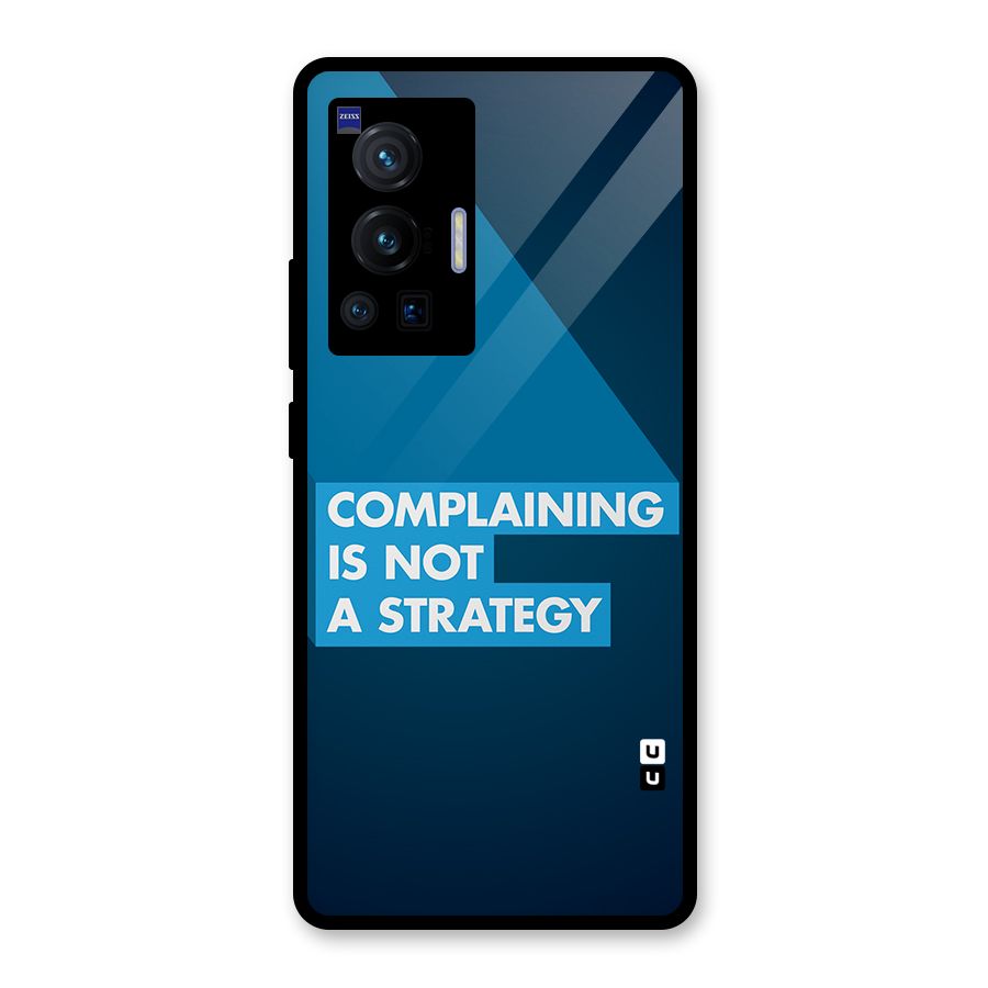 Not A Strategy Glass Back Case for Vivo X70 Pro