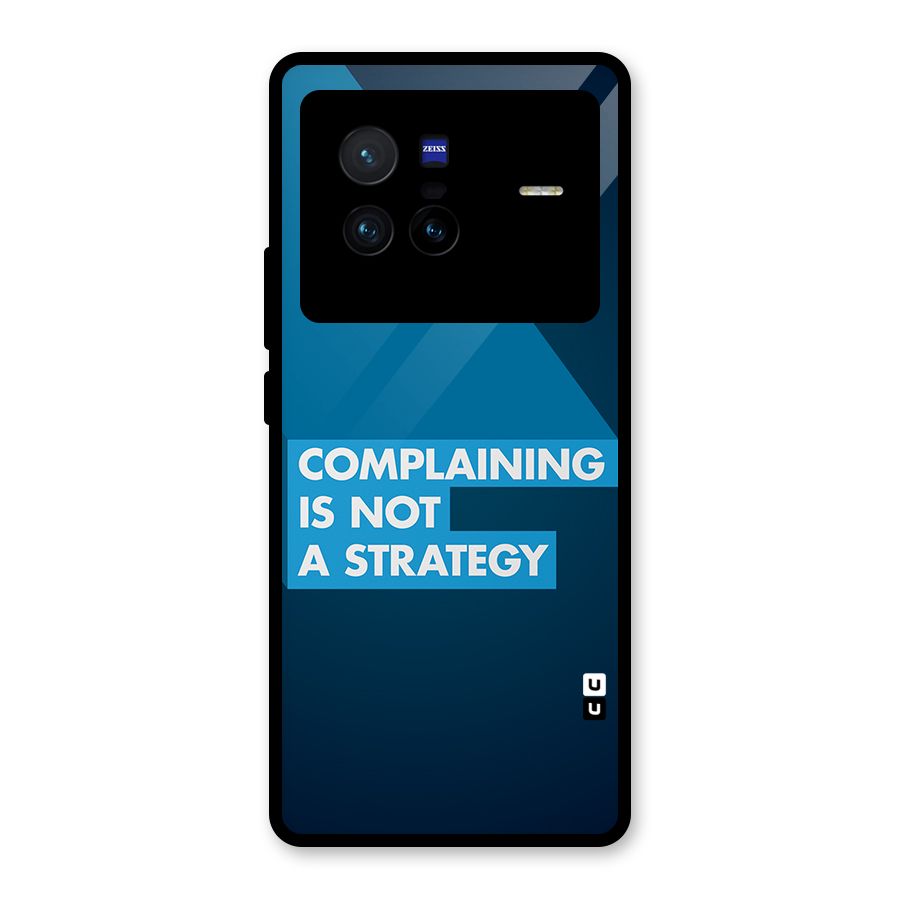 Not A Strategy Glass Back Case for Vivo X80