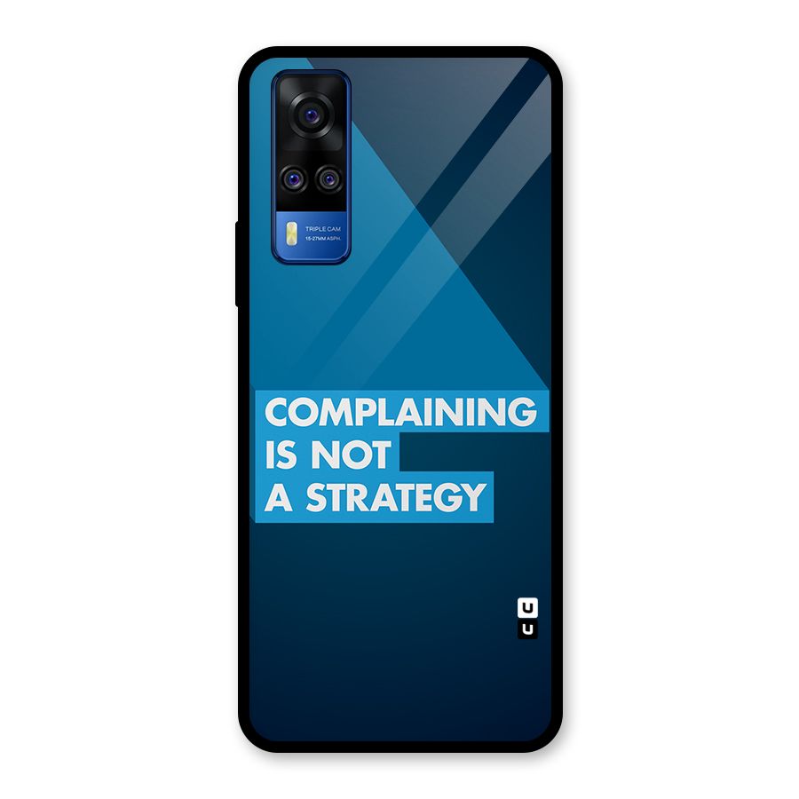 Not A Strategy Glass Back Case for Vivo Y31