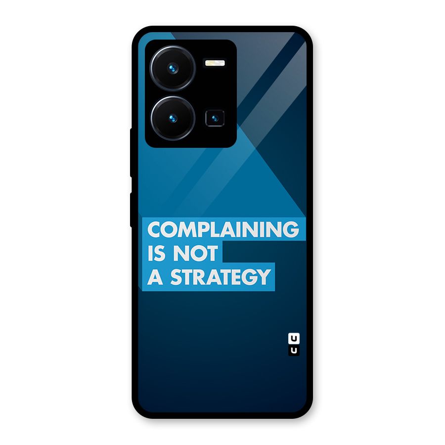 Not A Strategy Glass Back Case for Vivo Y35