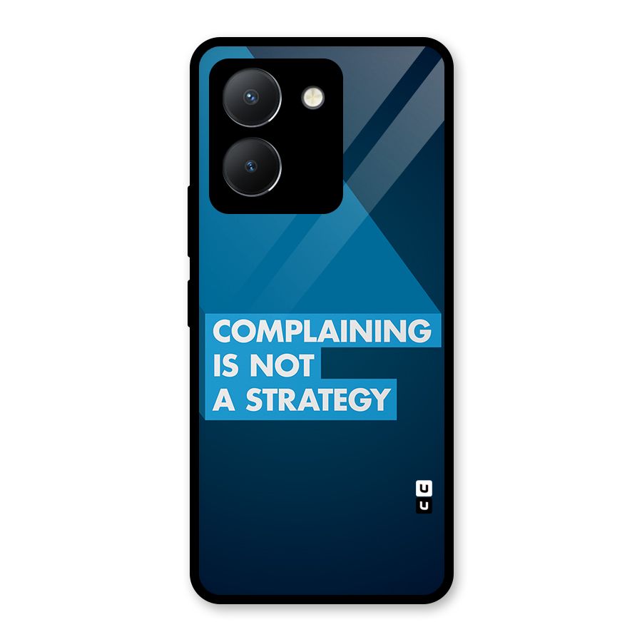 Not A Strategy Glass Back Case for Vivo Y36