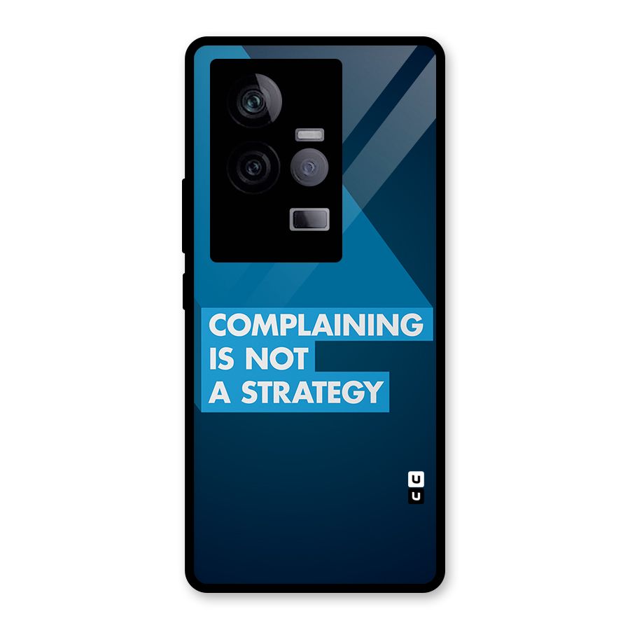 Not A Strategy Glass Back Case for Vivo iQOO 11 5G