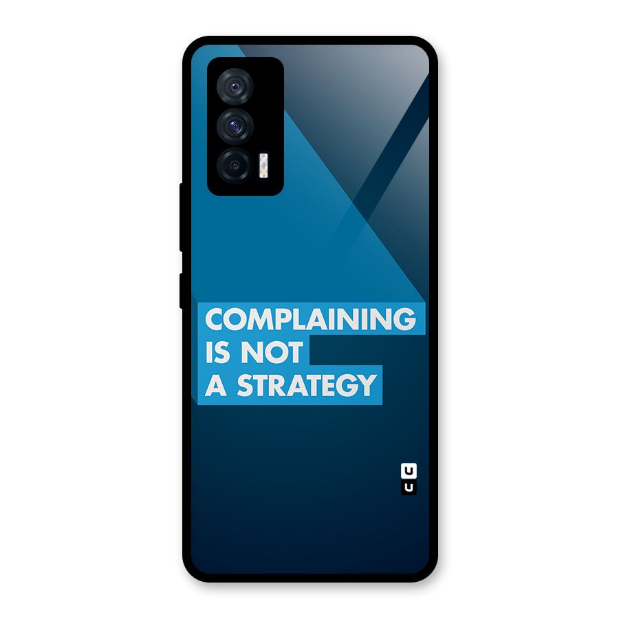 Not A Strategy Glass Back Case for Vivo iQOO 7 5G