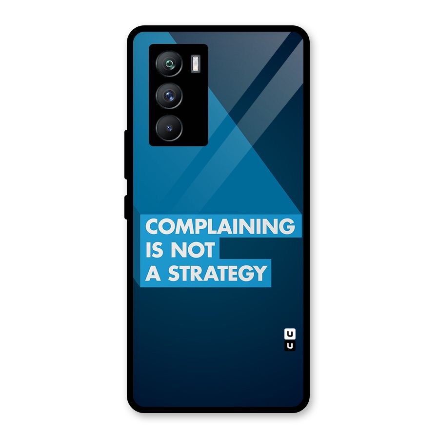 Not A Strategy Glass Back Case for Vivo iQOO 9 SE