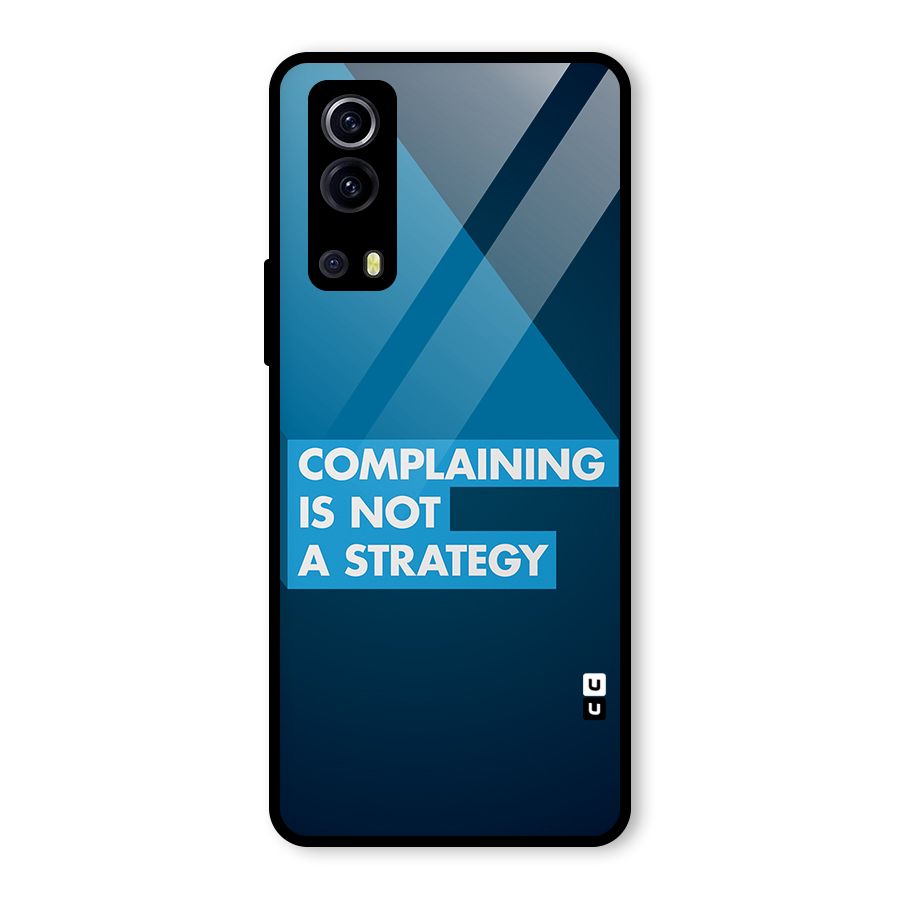 Not A Strategy Glass Back Case for Vivo iQOO Z3