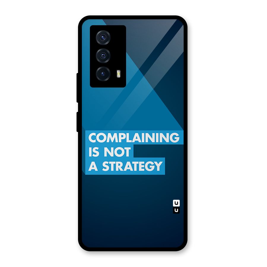 Not A Strategy Glass Back Case for Vivo iQOO Z5