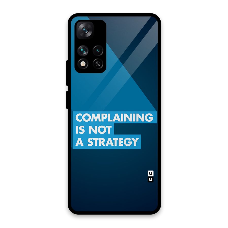 Not A Strategy Glass Back Case for Xiaomi 11i HyperCharge 5G