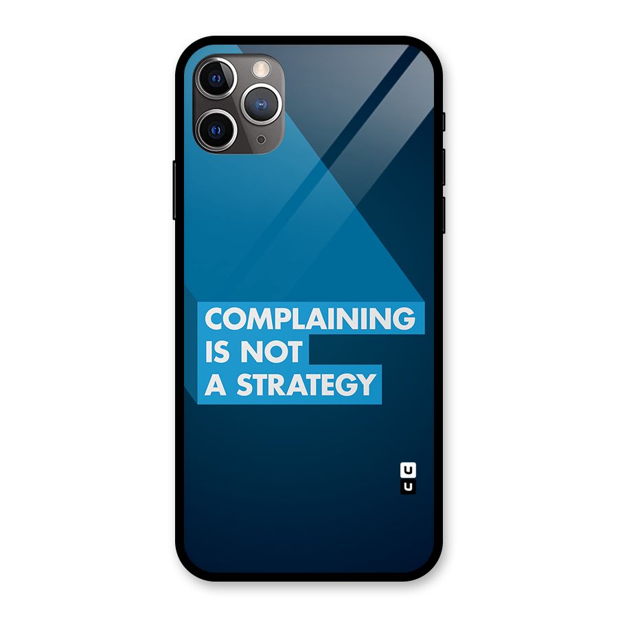 Not A Strategy Glass Back Case for iPhone 11 Pro Max