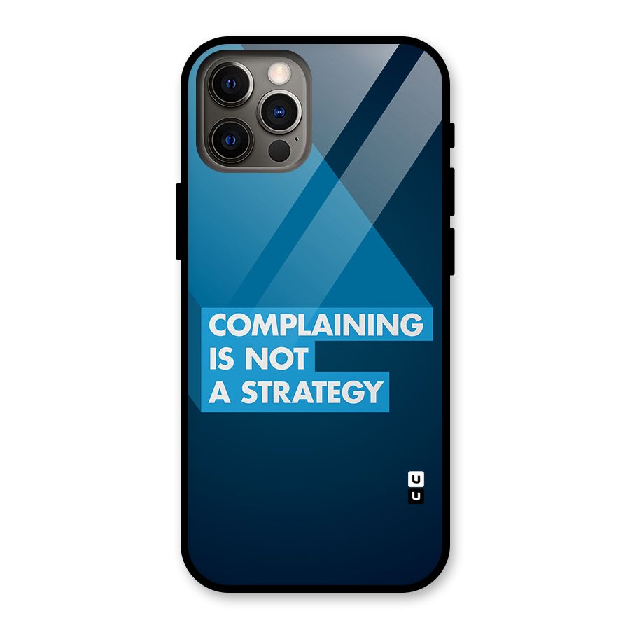 Not A Strategy Glass Back Case for iPhone 12 Pro
