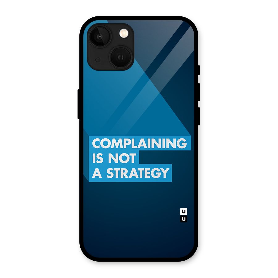 Not A Strategy Glass Back Case for iPhone 13