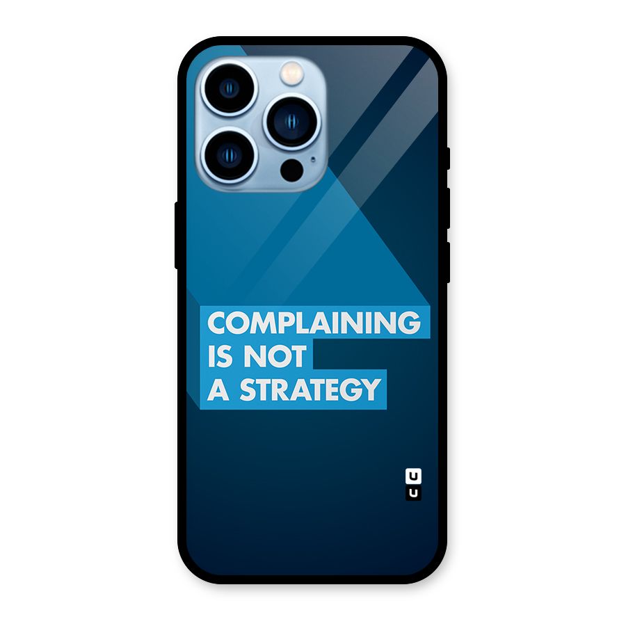 Not A Strategy Glass Back Case for iPhone 13 Pro