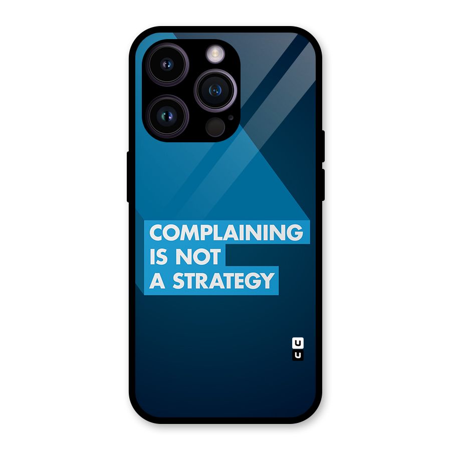 Not A Strategy Glass Back Case for iPhone 14 Pro