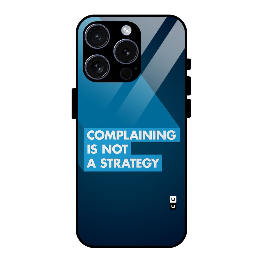 Not A Strategy Glass Back Case for iPhone 15 Pro
