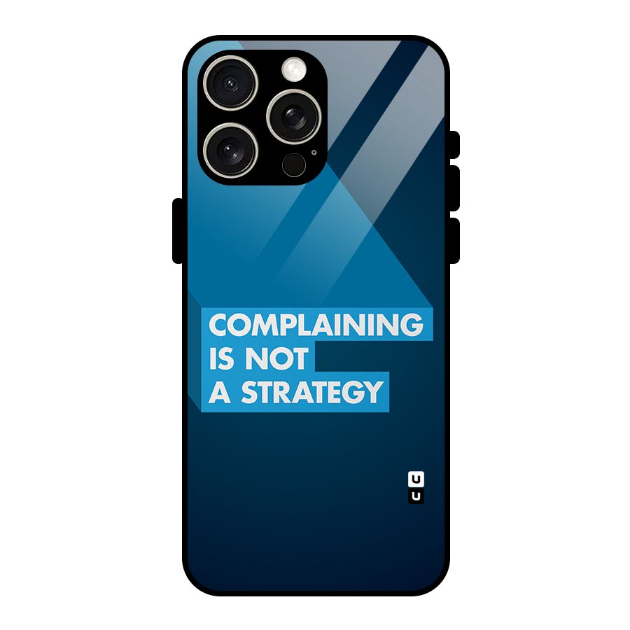 Not A Strategy Glass Back Case for iPhone 15 Pro Max