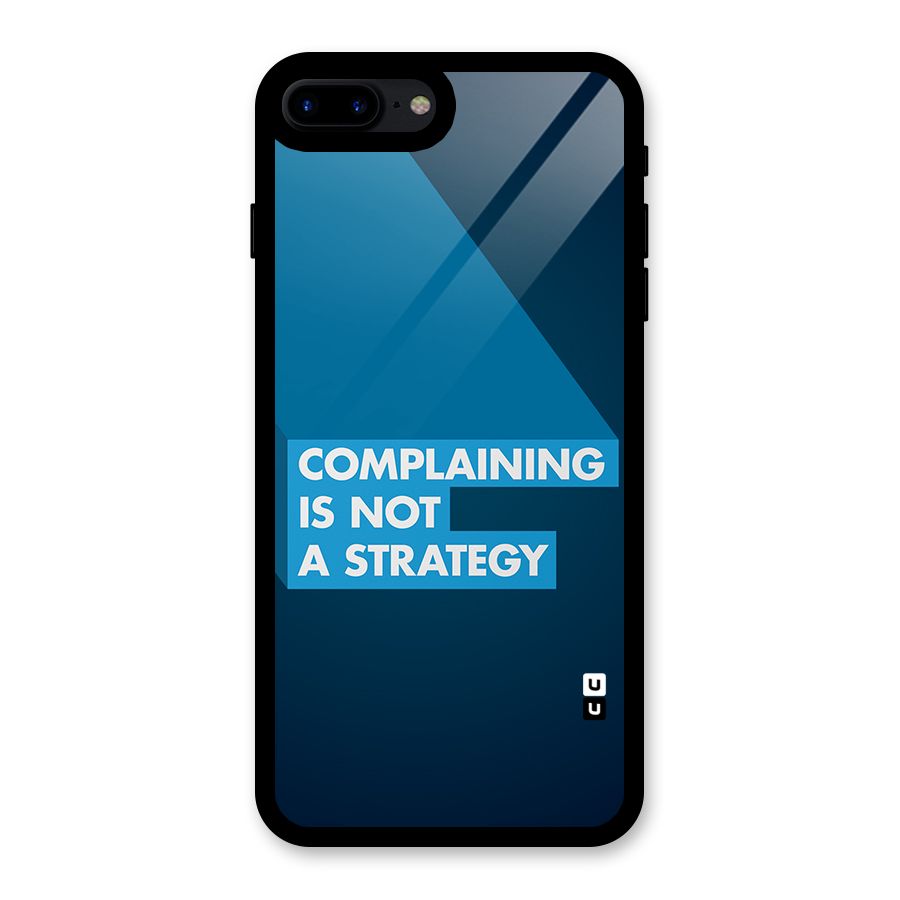 Not A Strategy Glass Back Case for iPhone 7 Plus