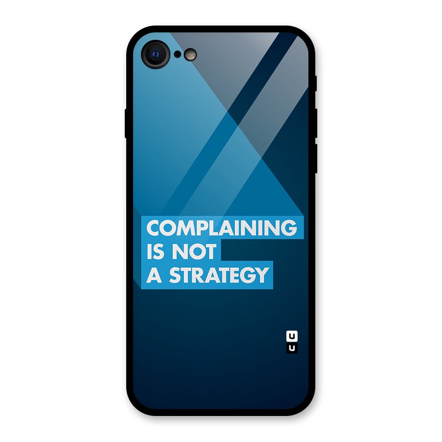 Not A Strategy Glass Back Case for iPhone SE 2022