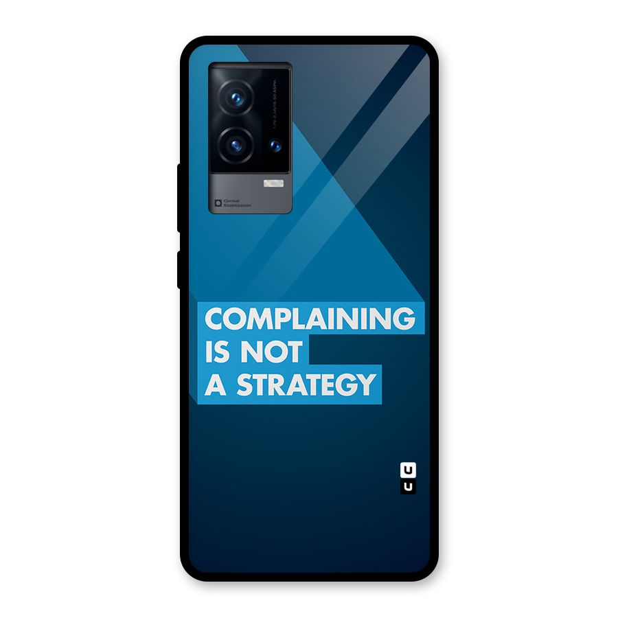 Not A Strategy Glass Back Case for iQOO 9 5G