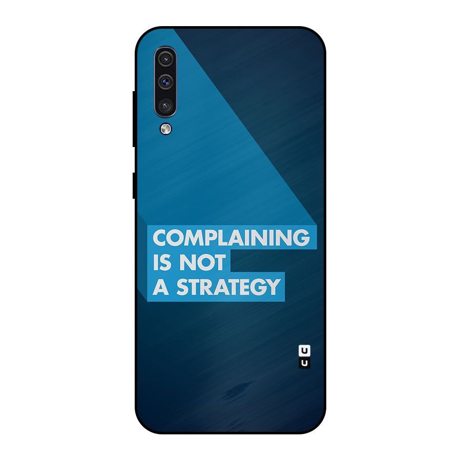 Not A Strategy Metal Back Case for Galaxy A50s