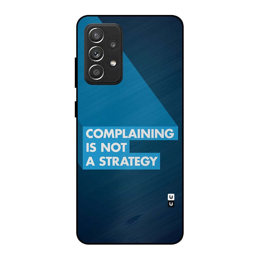 Not A Strategy Metal Back Case for Galaxy A52s 5G