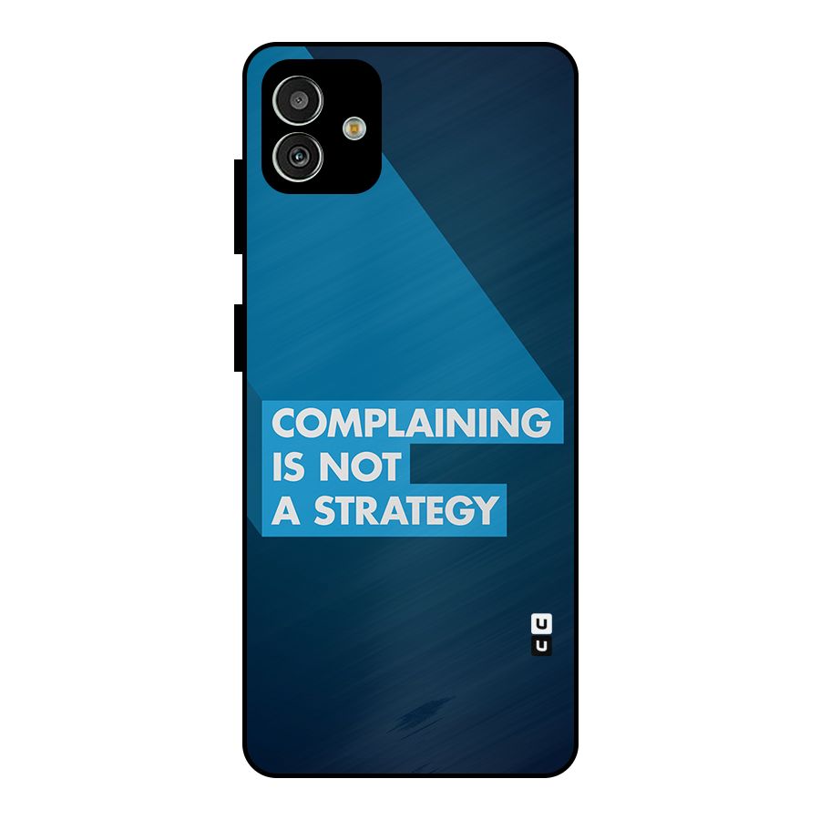 Not A Strategy Metal Back Case for Galaxy M13 5G