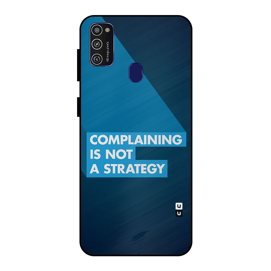 Not A Strategy Metal Back Case for Galaxy M30s