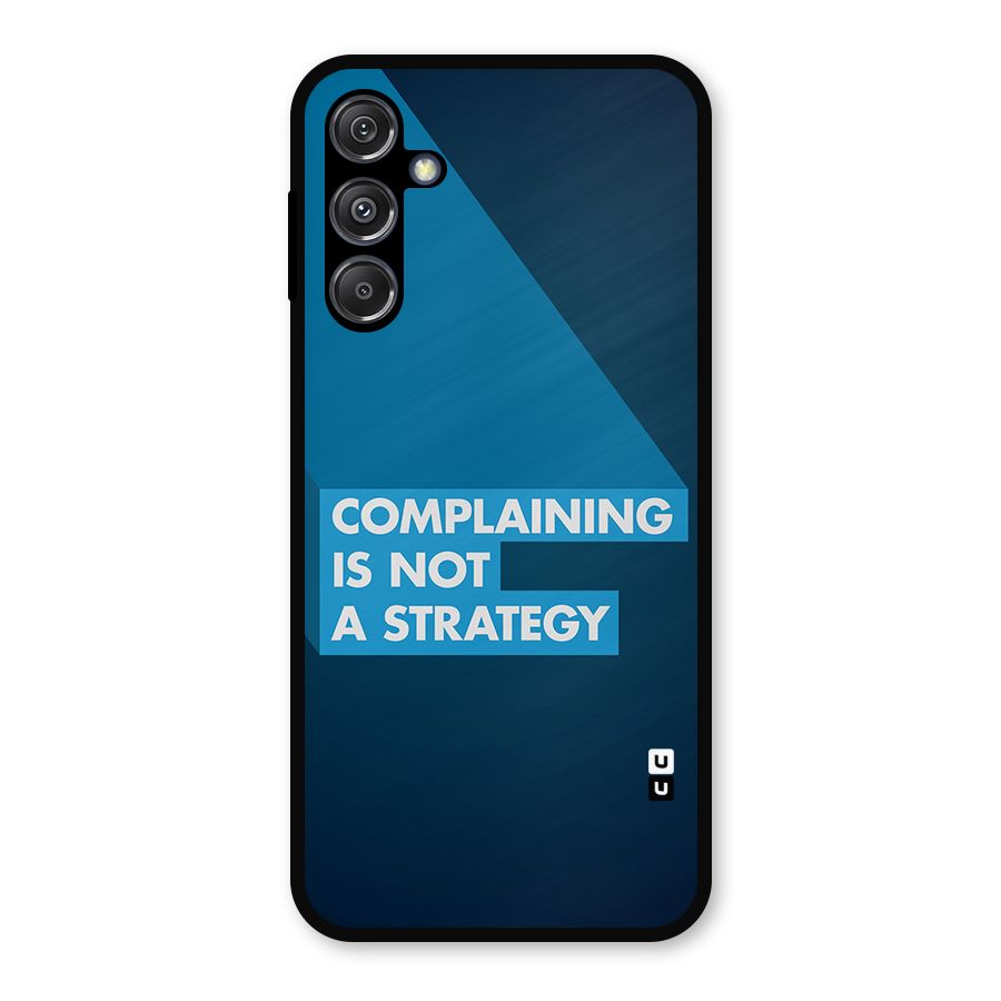Not A Strategy Metal Back Case for Galaxy M34 5G