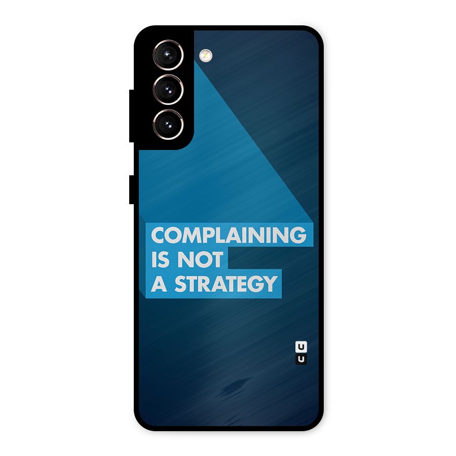 Not A Strategy Metal Back Case for Galaxy S21 5G