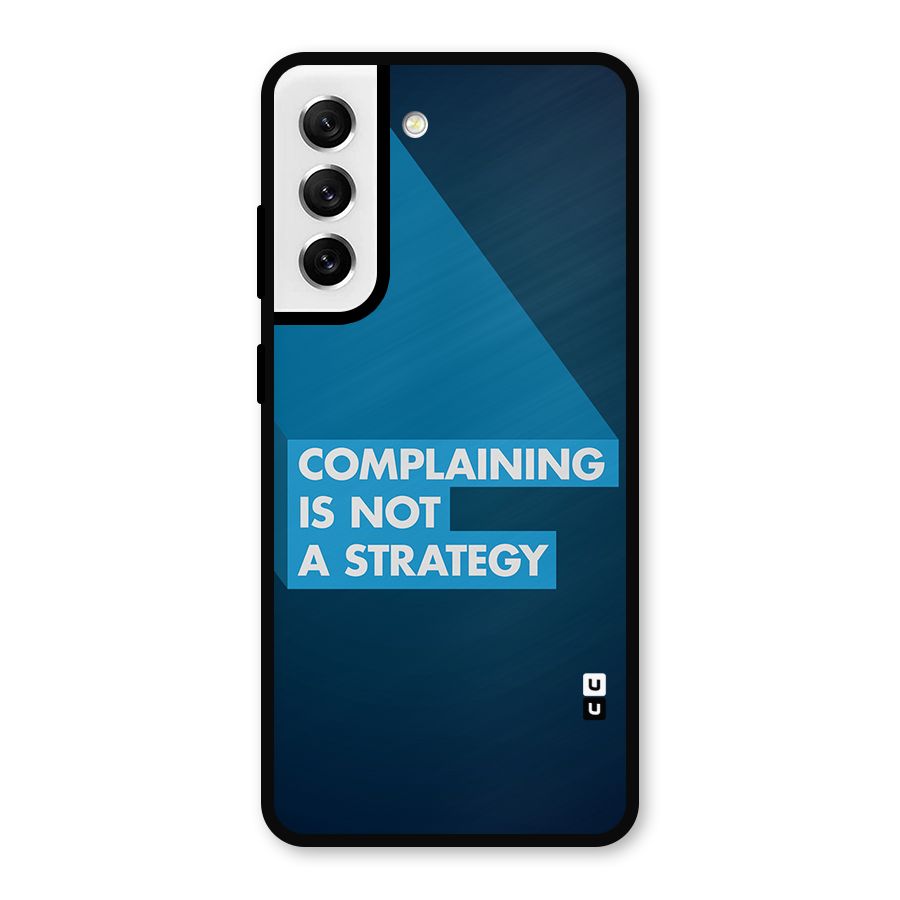 Not A Strategy Metal Back Case for Galaxy S21 FE 5G