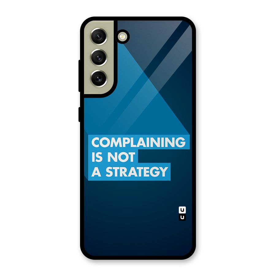Not A Strategy Metal Back Case for Galaxy S21 FE 5G (2023)
