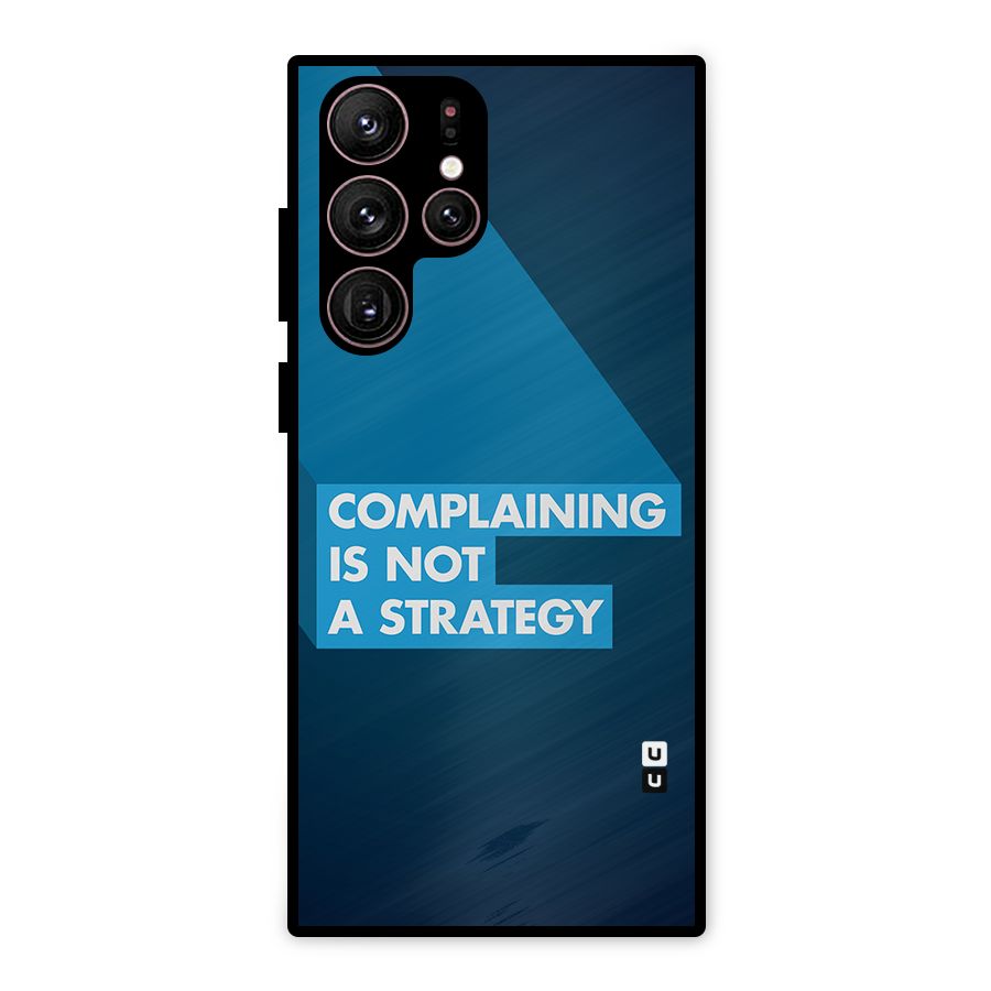 Not A Strategy Metal Back Case for Galaxy S22 Ultra 5G