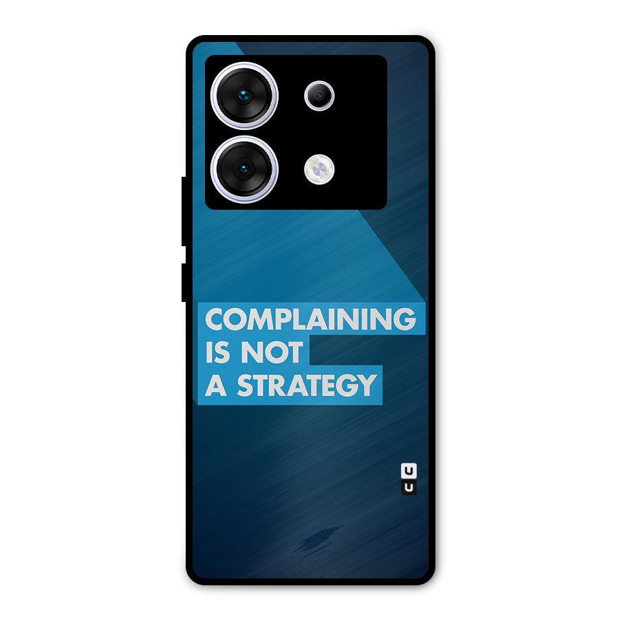 Not A Strategy Metal Back Case for Infinix Zero 30 5G