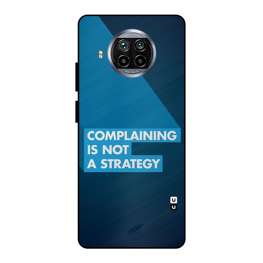 Not A Strategy Metal Back Case for Mi 10i