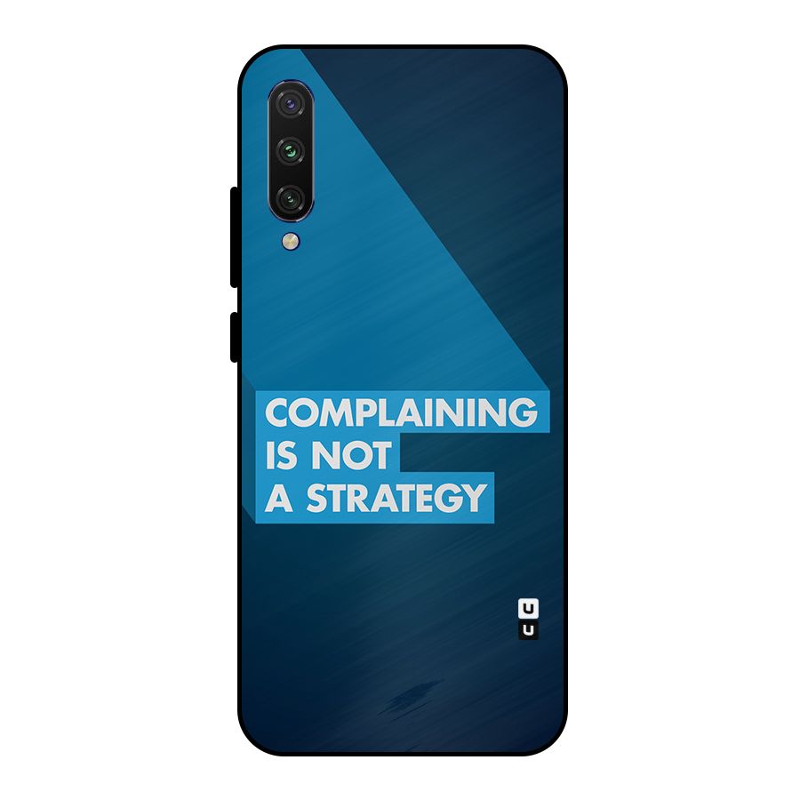 Not A Strategy Metal Back Case for Mi A3