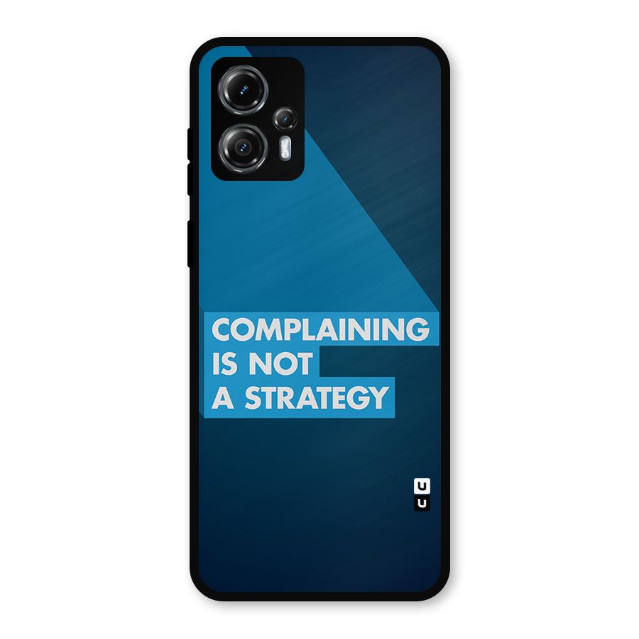 Not A Strategy Metal Back Case for Moto G13
