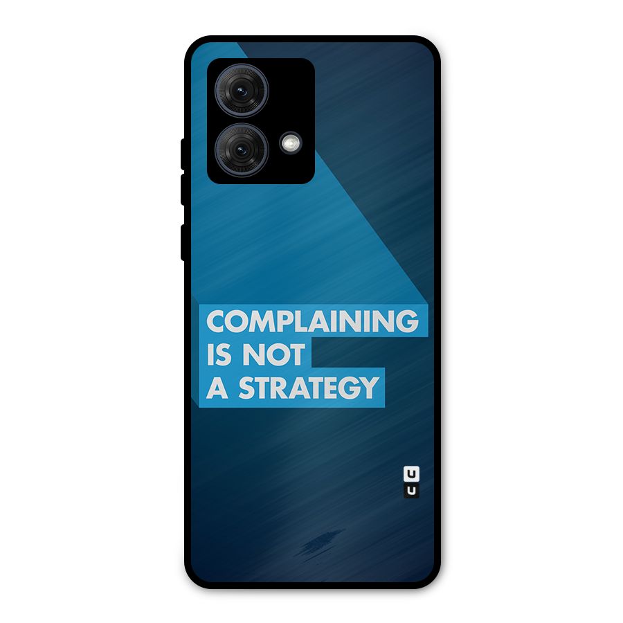 Not A Strategy Metal Back Case for Moto G84