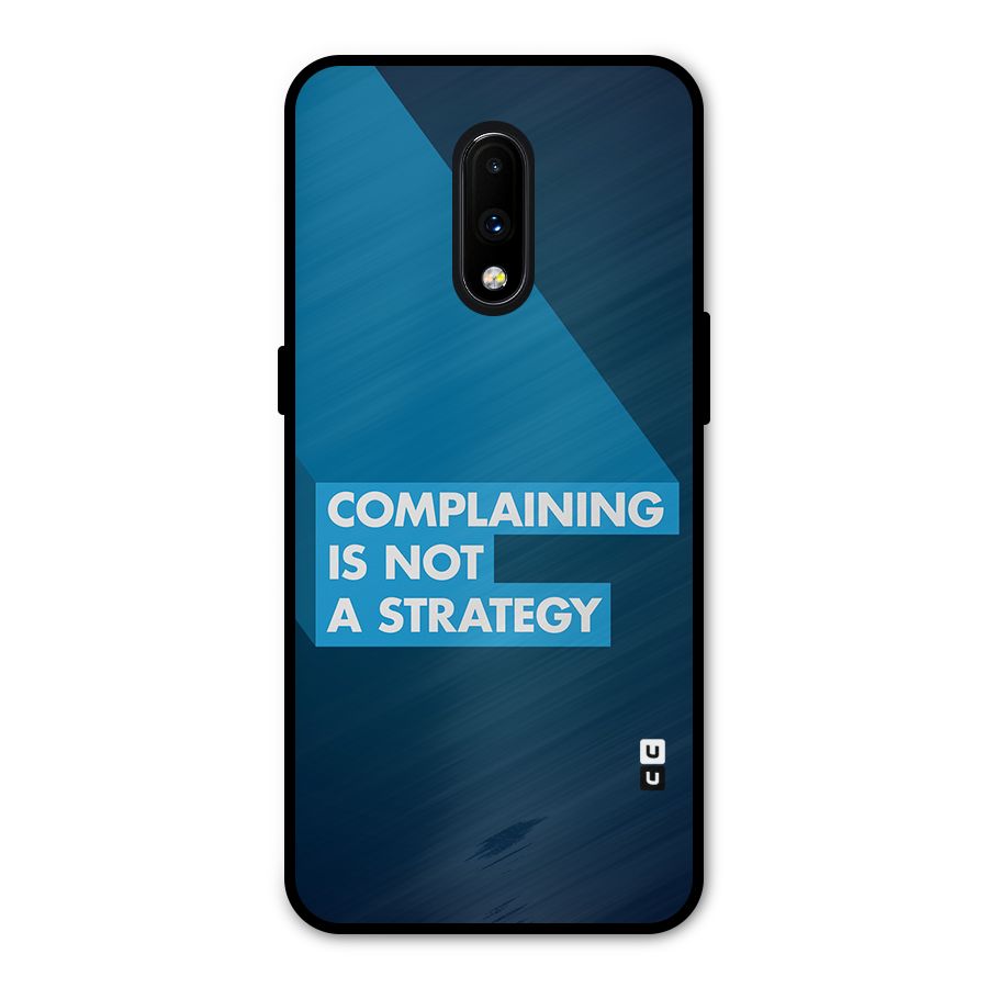 Not A Strategy Metal Back Case for OnePlus 7