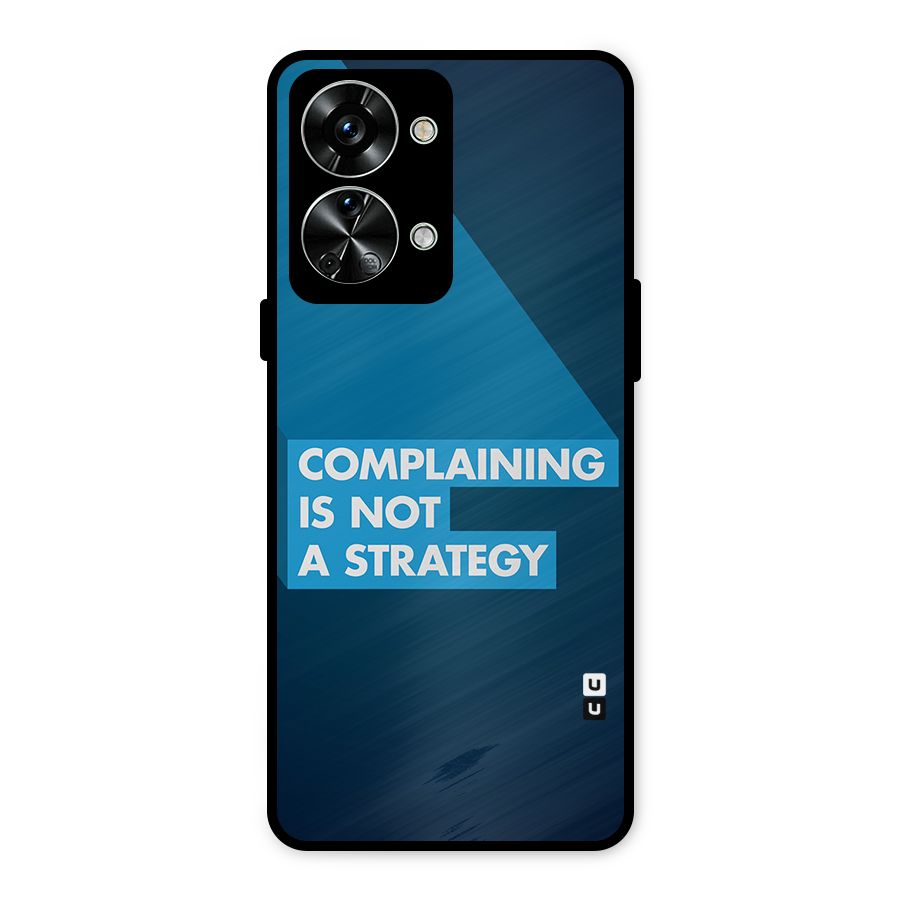 Not A Strategy Metal Back Case for OnePlus Nord 2T