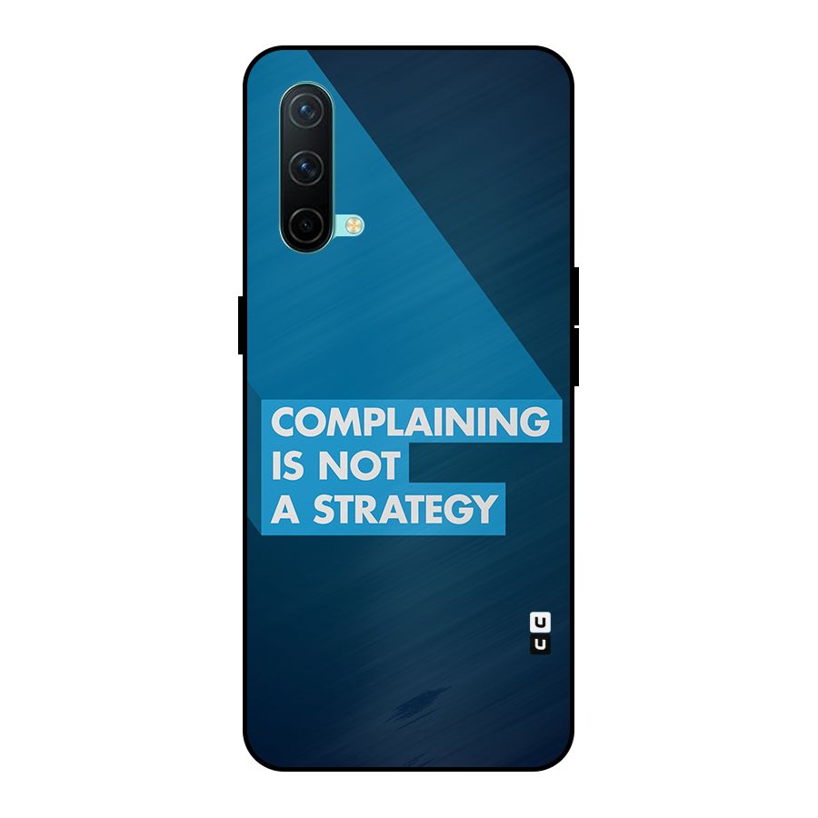 Not A Strategy Metal Back Case for OnePlus Nord CE 5G
