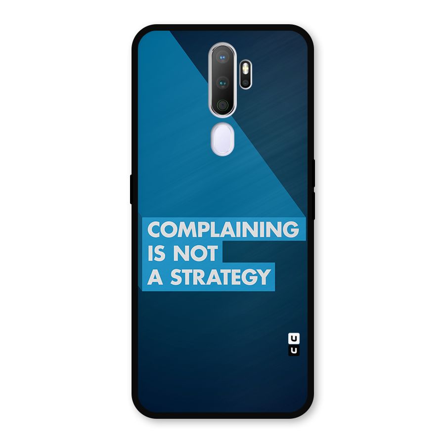Not A Strategy Metal Back Case for Oppo A5 (2020)
