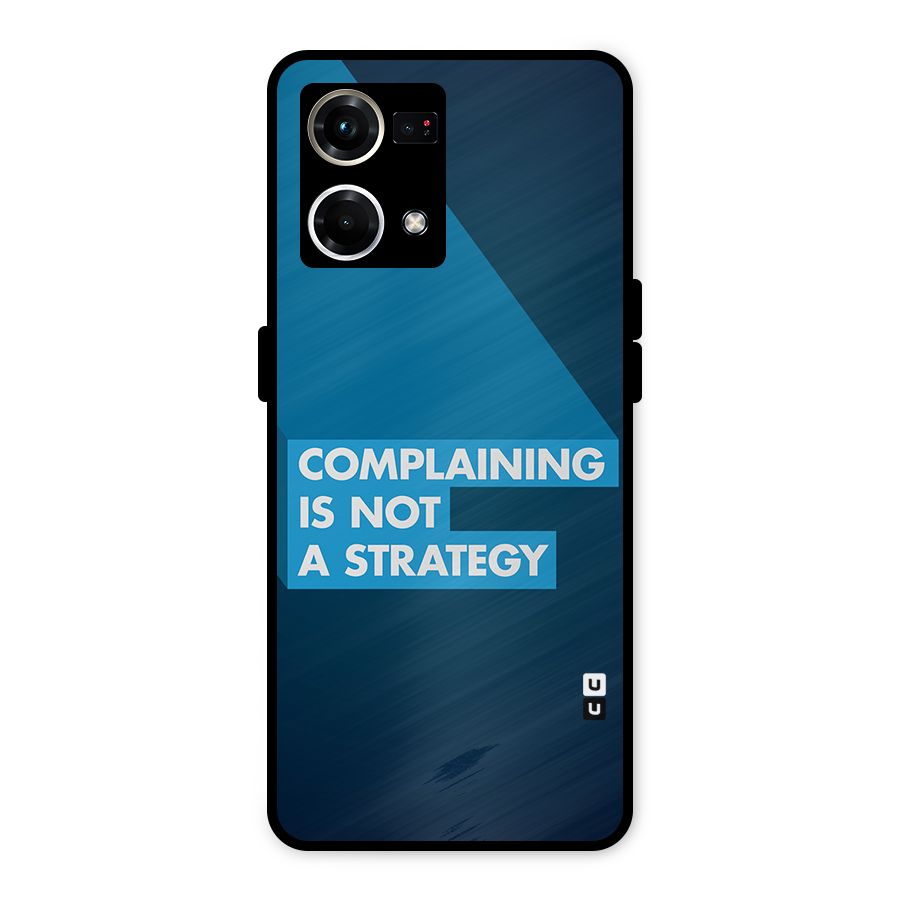 Not A Strategy Metal Back Case for Oppo F21s Pro 4G