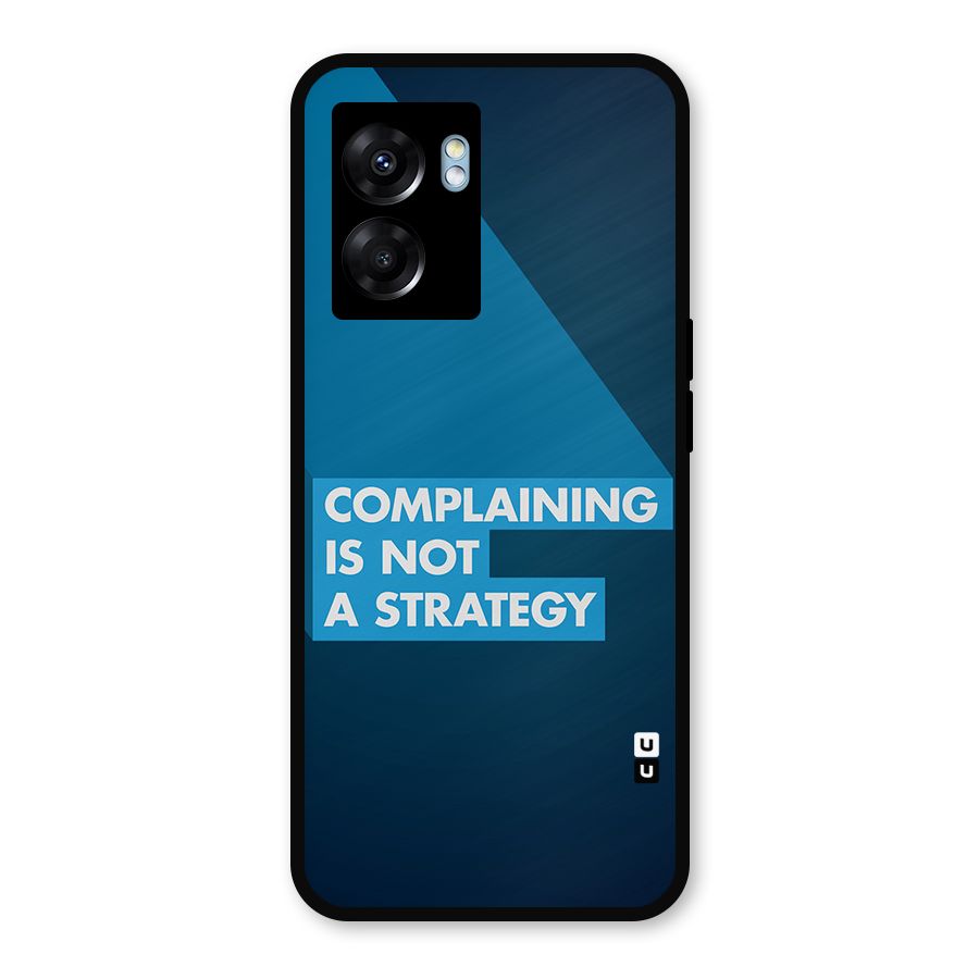 Not A Strategy Metal Back Case for Oppo K10 (5G)