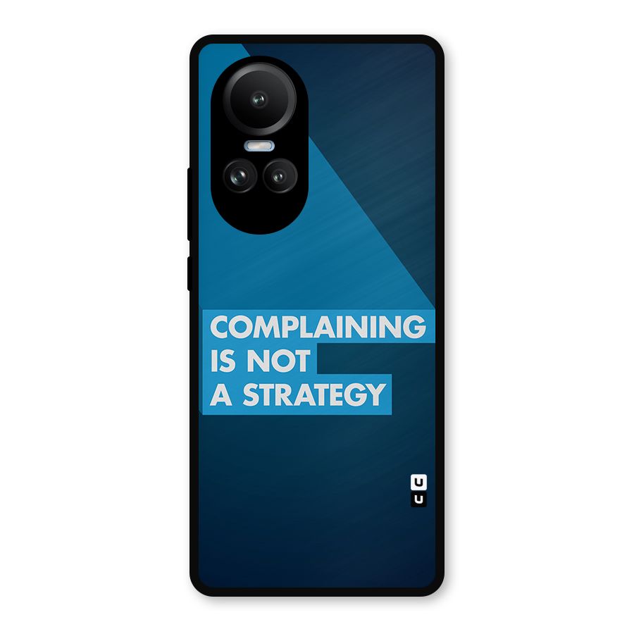 Not A Strategy Metal Back Case for Oppo Reno10 Pro