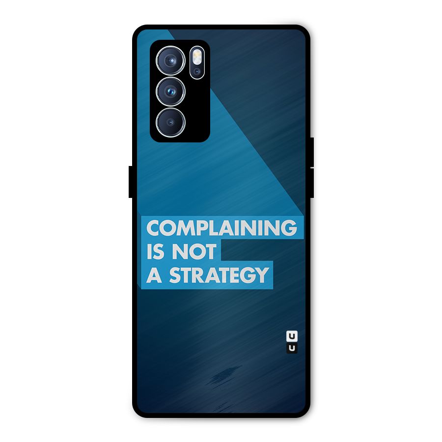 Not A Strategy Metal Back Case for Oppo Reno6 Pro 5G