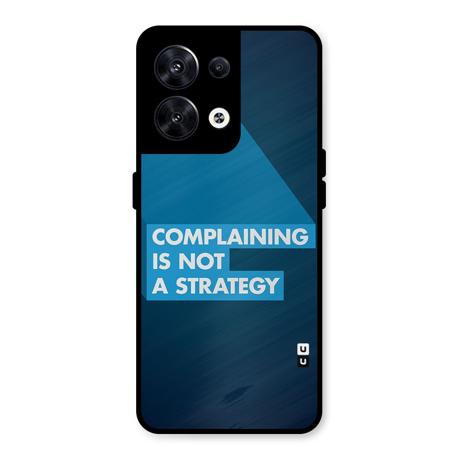 Not A Strategy Metal Back Case for Oppo Reno8 5G