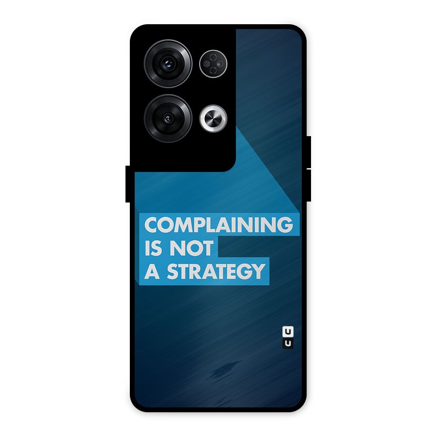 Not A Strategy Metal Back Case for Oppo Reno8 Pro 5G