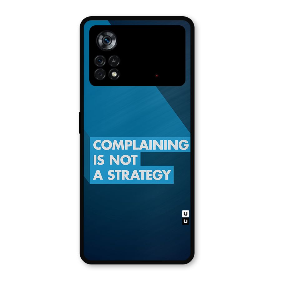 Not A Strategy Metal Back Case for Poco X4 Pro 5G