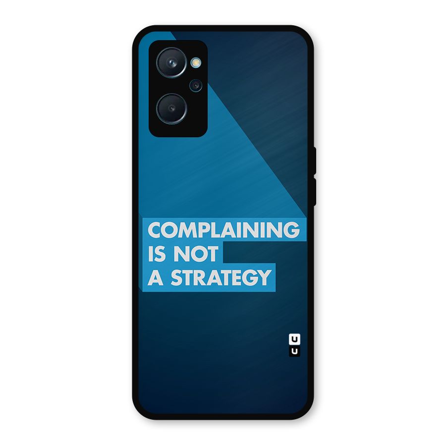 Not A Strategy Metal Back Case for Realme 9i